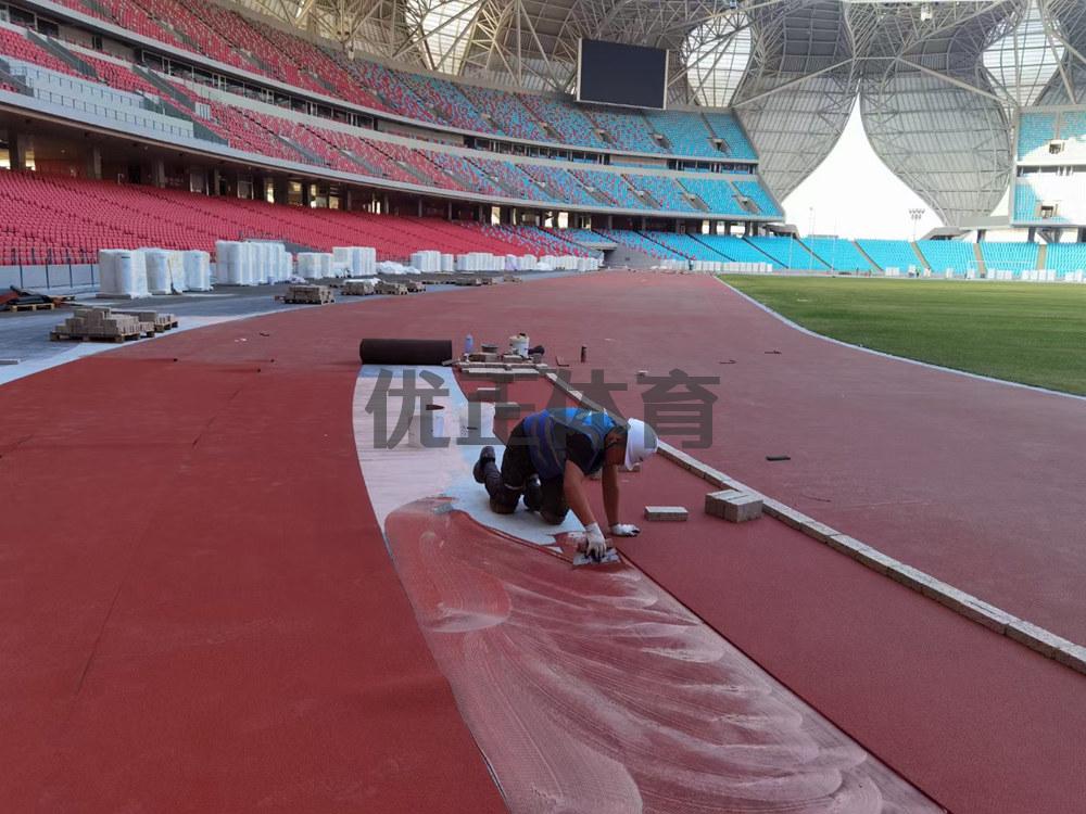 泰州预制型橡胶跑道每平方米的价格